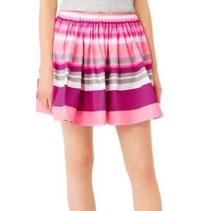 Kate Spade Gather-Round Mini Skirt Carnival Pink